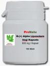 ProNatu R(+) -Alpha Lipoic Acid capsules - 120 pieces to 600 mg